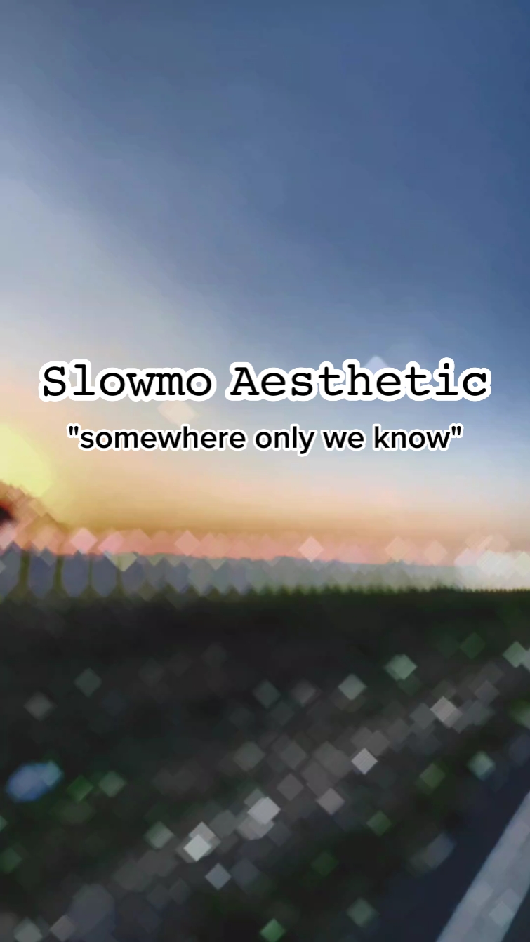Esthétique slowmo