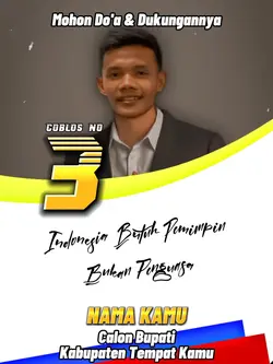 Poster Calon Bupati