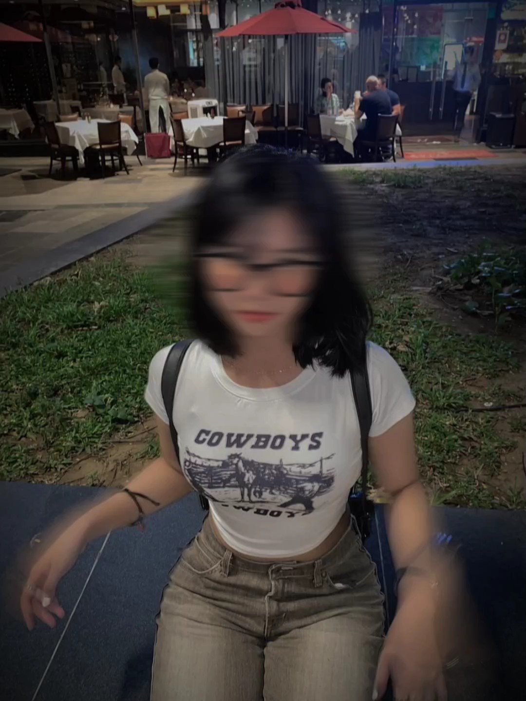 blurry face