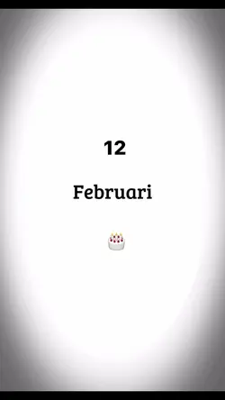 HBD 12 Februari 🎂