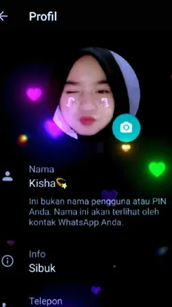 spil profil Wa pacar
