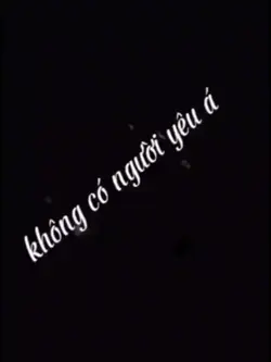 Không có người yêu