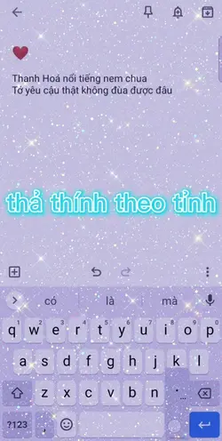 thả thính crush