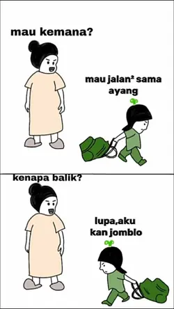 lupa,kn aku jomblo