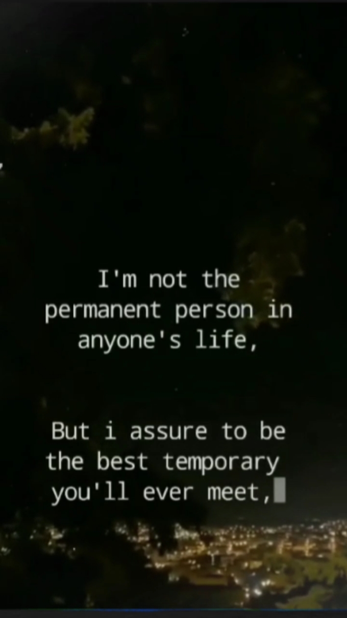 TEMPORARY LOVE