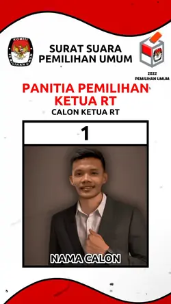Surat Suara Calon RT