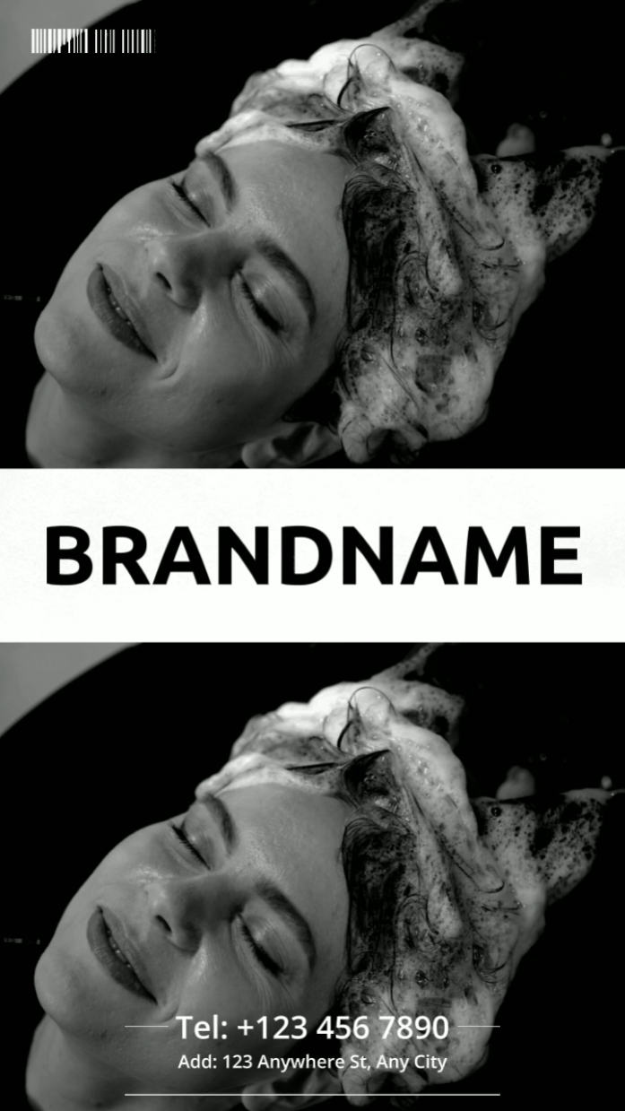 Branding Salão de Cabeleireiro Minimalista