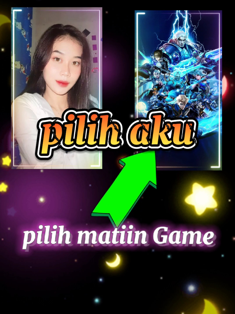 pilih aku atau Oyunu