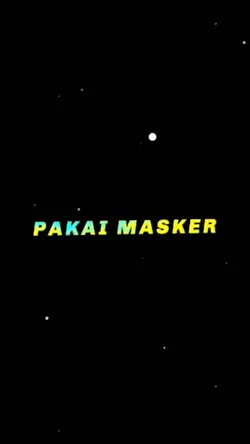 pake masker 