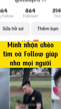 Chéo tim+follow