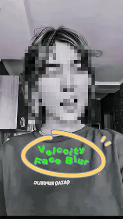 Velocity Face Blur