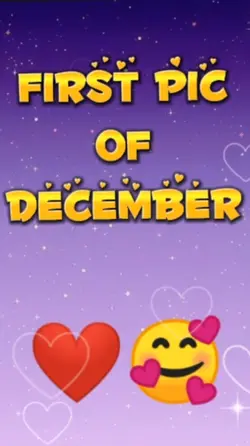 first pic ofdecember