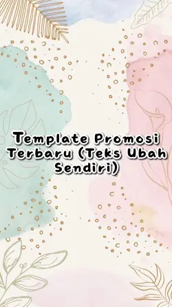 Template Promosi