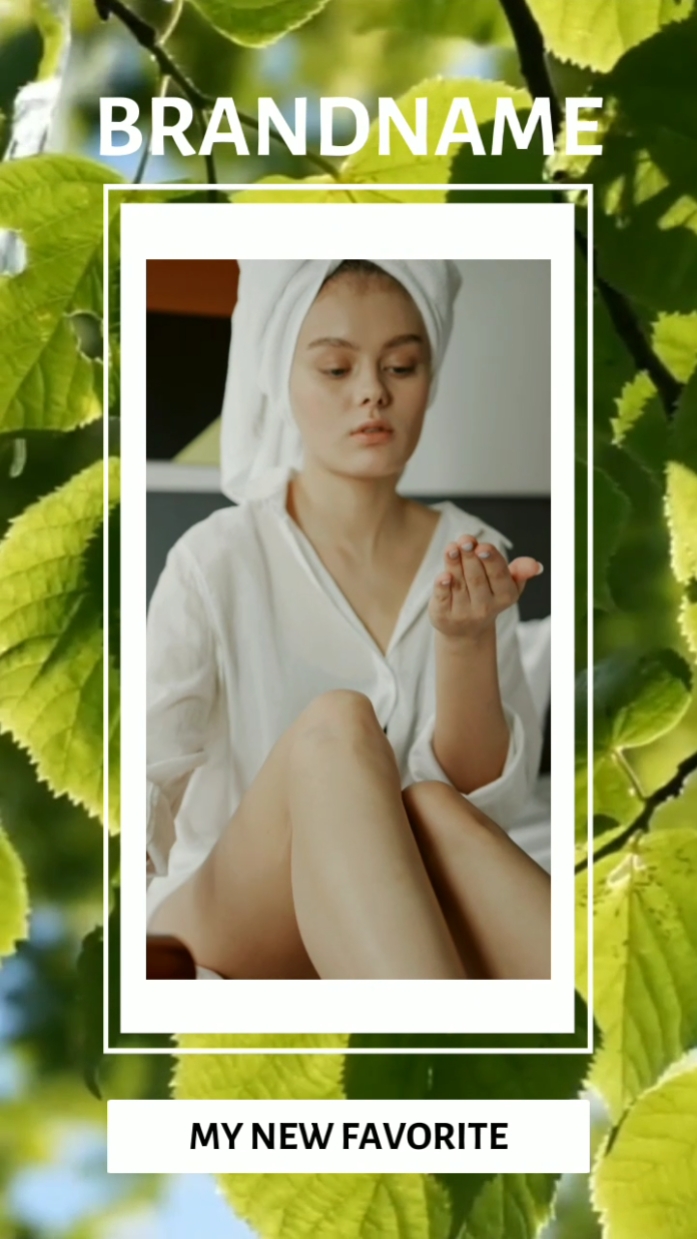 Minimalist Skincare Product Promo