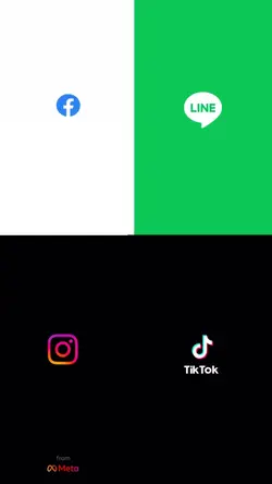 Facebook line Ig tik