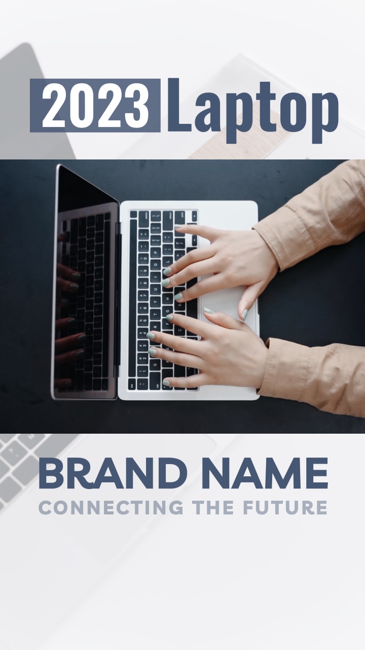 Minimalistische elektronische Produktanzeige