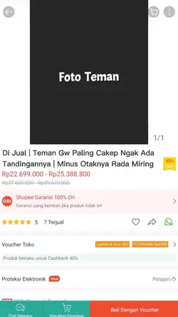 Prank jual teman