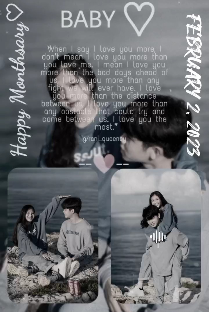 HAPPY MONTHSARY