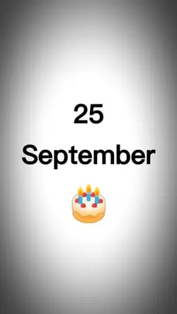 Ultah 25 September