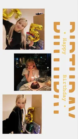 Mẫu Happy birthday 🎂