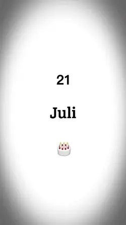 HBD 21 Juli 2022