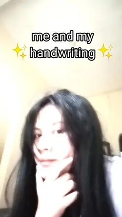 my handwriting