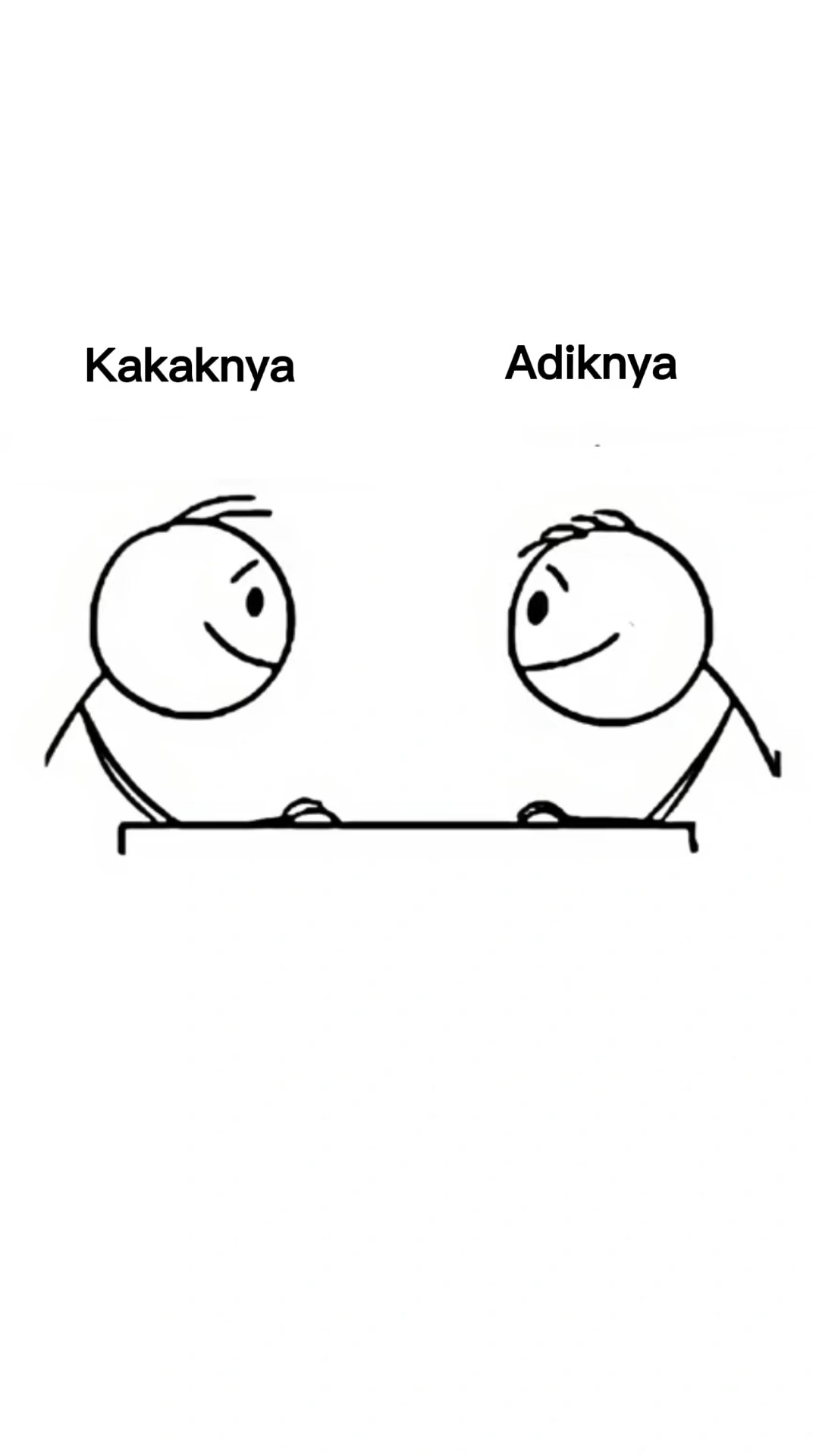 Meme Kakak Vs Adik