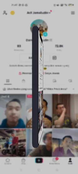 layar smartphone