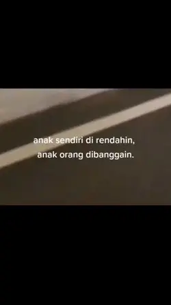 anak sendiri direnda