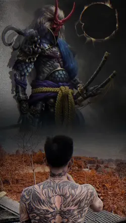 Mẫu ghép ảnh quỷ