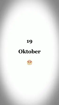 HBD, 19 OKTOBER