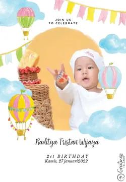 Undangan ultah anak