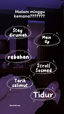 Malam minggu kemana?