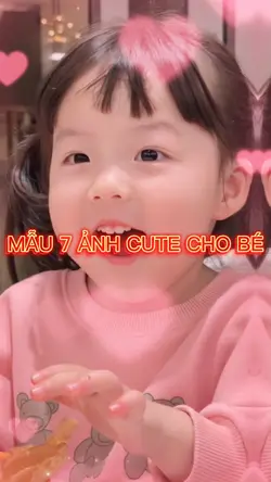 7 ảnh cute của bé