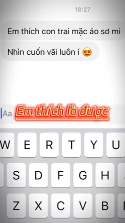 Em thích là được
