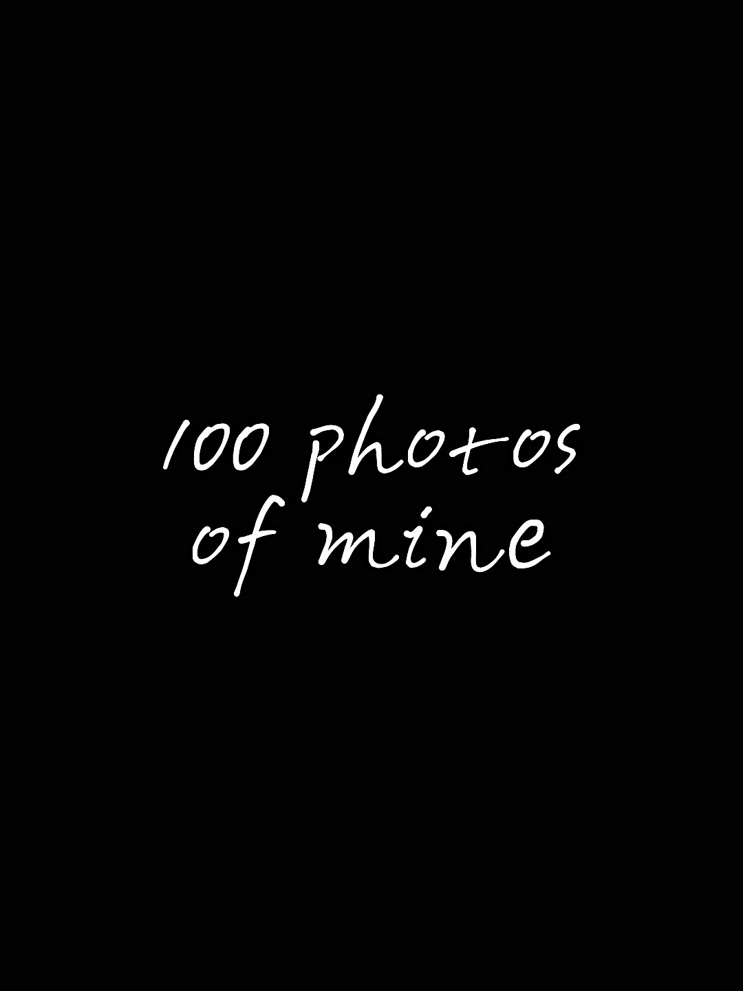 100장의 사진 