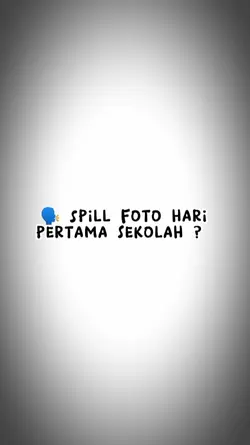 Hari pertama sekolah
