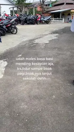 Udah males 
