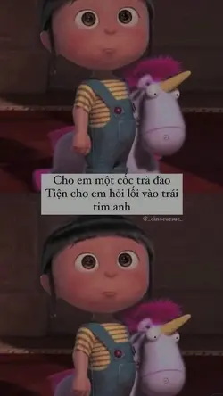 Cho em cốc trà đào