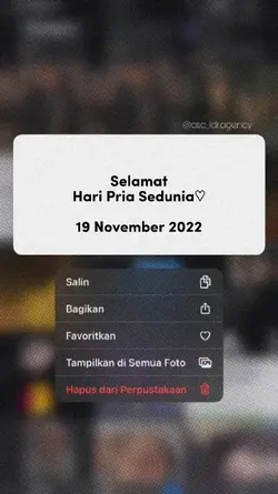 hari pria sedunia