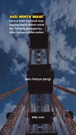 Aku hanya pergi