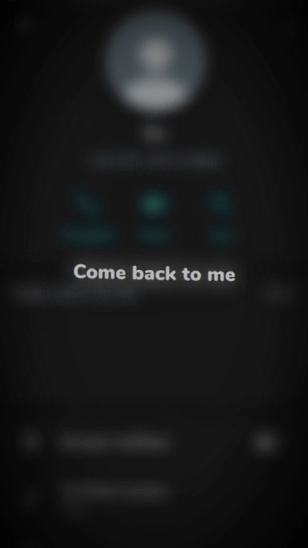 comeback to me 