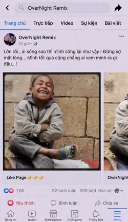 Mẫu pagefb +stt