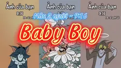 BaBy Boy Mẫu 3 Người
