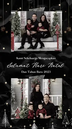 2 foto di hari natal