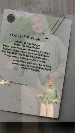 Catatan hari ini