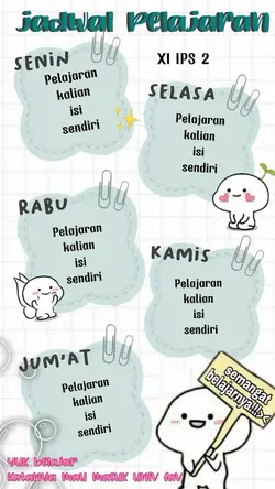Jadwal pelajaran