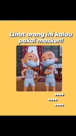 versi pake masker