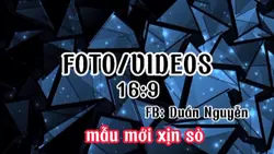 mẫu 4 ảnh 16:9 xịn