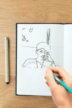 lukis foto kamu